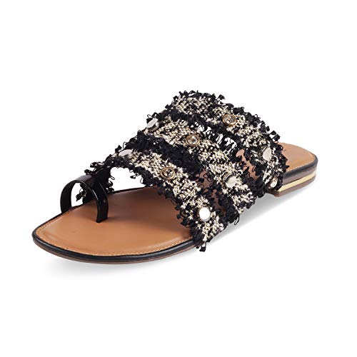Image of SOLE HEAD womens 304black Floaters