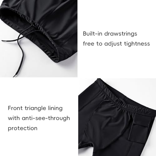UPF 50+ Kids Swim Pants, Girls Boys Swimming Leggings UV Protection Long Elastic Beach Surfing4