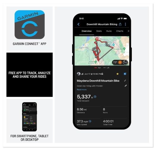 Amazon.com: Garmin Edge MTB Rugged GPS Bike Computer with Mountain Bike  Metrics, Trail \u0026 Topo Maps, Multi-Band GPS, Navigation, MTB Mounts + Garmin  Bike Speed Sensor 2 \u0026 Cadence Sensor 2 +