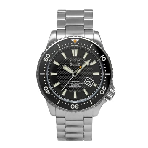 UMF RUHLA Herren Automatik Uhr NVA Kampfschwimmer 1952-M2 Edelstahl