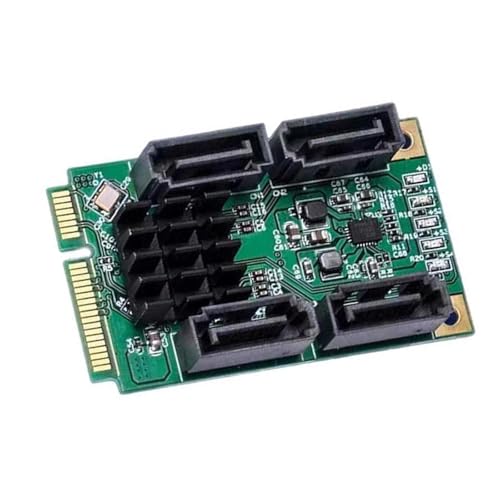 Adaptador MiniPCIe a SATA Marvell con puertos de 6Gbps para ampliación de disco 4