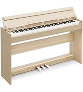 Amazon | IKTMI 木製 電子ピアノ 88鍵盤 アップライト ピアノ電子