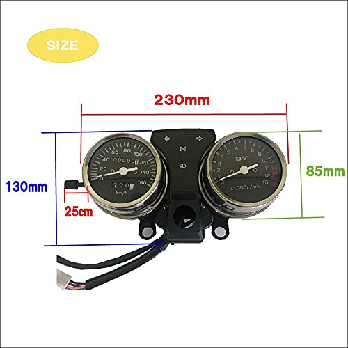 スピードメータータコメーター機械式CB250T CB400T HAWK キット 100