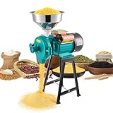 VEVOR Elektrische Getreidemühle 50 kg/h, Getreidemühle 2200 W Gusseisen, Gewürzmühle mit rutschfesten Gummifüßen, für Trockenes Getreide Gewürze Müsli Kaffee Mais Pfeffer, Hochgeschwindigkeit