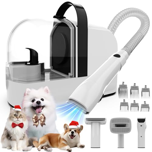 ubrobo Dog Grooming Vacuum, Dog Grooming Kit with...