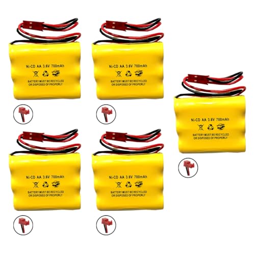 (5 Pack) 026-148 026148 3.6v 700mAh Ni-CD Battery Pack Replacement for Exit Sign Emergency Light SL026148 SL-026148 SL-026-148 (5 Pack, 5, Count)
