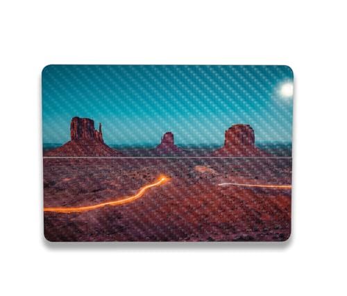 Image of MightySkins Carbon Fiber Skin Compatible with Microsoft Surface Laptop Studio 2 (2023) Full Wrap Kit - Monument Valley | Protective, Durable Textured Carbon Fiber Finish | Made in The USA