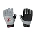 Harken Sport Classic 3/4 Finger Glove, Grey/Black/Red, X-Large
