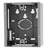 Leviton 42777-1GA Surface Mount Backbox, Single Gang, Grey, 1.89