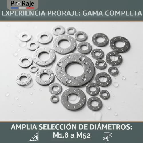 Miniatura 6 de Ralladas De Metal Inoxidable: M6 X 40 Mm. 1,5 Mm Arandela Plana M6 X 40 Mm Acero Inoxidable A2 V2a Aisi 304 Para Tornillos, Tuercas, Pernos: Lote De 5 Piezas