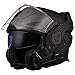 LS2 Helmets Advant X Carbon Fiber Modular Helmet with Integrated Cardo 4X Bluetooth (Matte Black - 2X-Large)
