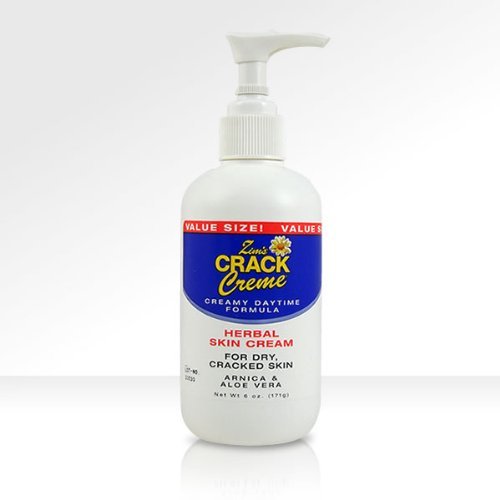 Zim's Crack Creme, Creamy Daytime Formula for Dry and Cracked Skin -6 Oz (Pack of 3)