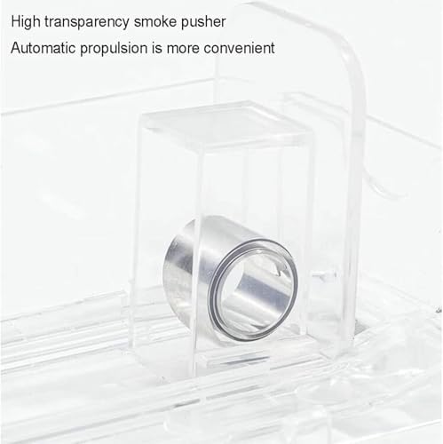 Multifunctional Automatic Cigarette Pusher Shelf for Market Store Retail，Cigarette Display Rack Shelf for Stores, Store Cigarette Display Shelves, Acrylic Rectangular Cigarette Case Holder,