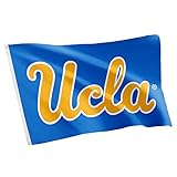 Desert Cactus UCLA Bruins Flag - 3 x 5 Feet University of California Los Angeles Banner, Indoor/Outdoor Durable Fabric, 100% Polyester Design (Style 1)
