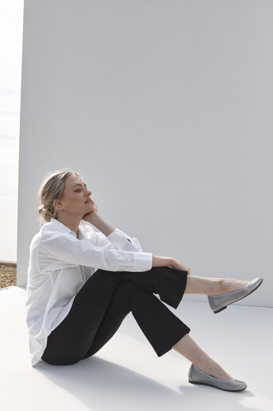 Vionic Women’s Ballet Flat Anita- Supportive Round Toe Dress Shoes That Include a Built-in Arch Support Insole That Corrects Pronation and Helps Heel Pain Relief, Plantar Fasciitis, Sizes 5-124