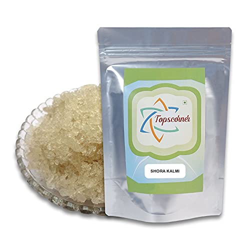 Topscorner Kalmi Shora (Crystal cum Granular) - Salt Peter- Khalmi Shura - Kalmishora - Potassium Nitrate, 100 Grams