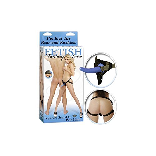 Gode ceinture First Timers bleu - Godemichet strap-on pour débutant