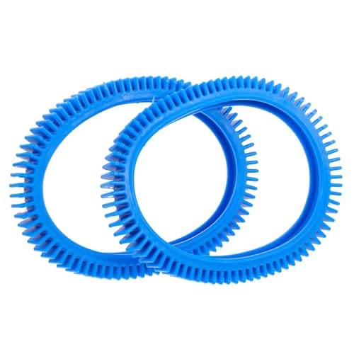 Yardwe 2 Piezas de Neumáticos de Repuesto para Limpiadores Automáticos de Piscinas, Accesorio Azul Resistente y Duradero para Mantenimiento y Limpieza Multiusos de Piscinas