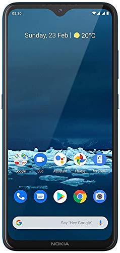 Nokia 5.3 -Smartphone de 6,55'' (4 GB RAM, 64 GB ROM, Cámara trasera de 13MP+5MP +2MP+2MP , Bateria 4000 mAh , Dual Sim), Cyan