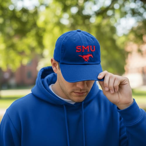 Gorra bordada ajustable Southern Methodist University miniatura 5