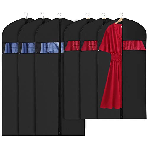 Univivi Hanging Garment Bags Suit Bag for Storage and Travel 40/50 inch,