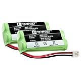 Synergy Digital Cordless Phone Batteries, Compatible with GE 36407 Cordless Phone, (Ni-MH, 2.4V, 800 mAh), Replacement for Uniden BT-1018 Battery, Pack Includes: 2 x SDCP-H301 Batteries