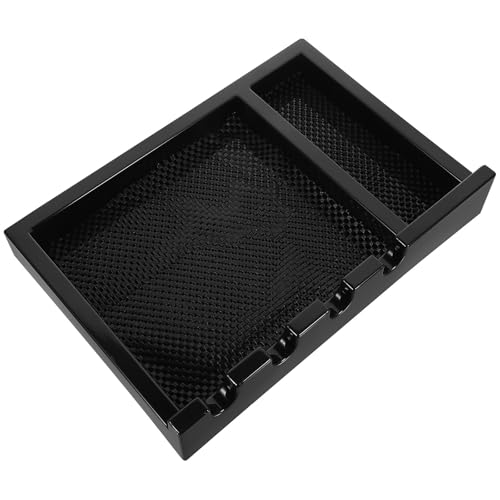 HEATSHAKING Organizador para Cortadoras de Cabello Negro de Plástico Práctico y Funcional Adecuado para Barberías y Salones Profesionales