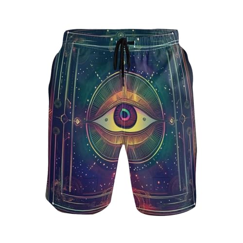 Short de course avec compression homme Eye Tarot anti-frottement pour performance