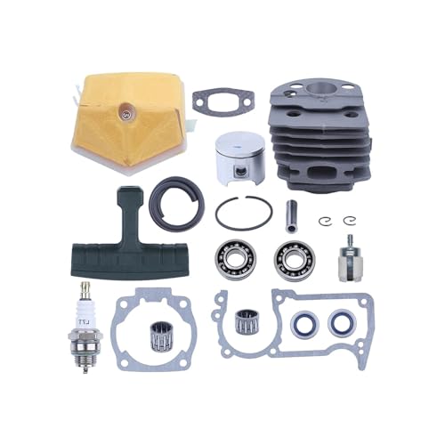 Kit Cylindre Piston 46mm Tronçonneuse 51 55 Finition Précision - 4