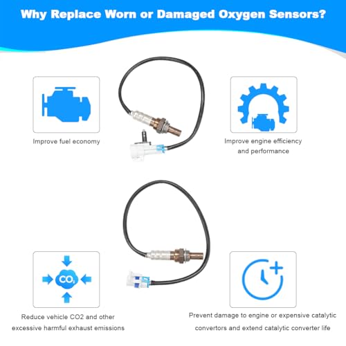 Sensor de oxígeno JDMON 4 piezas para vehículos miniatura 5