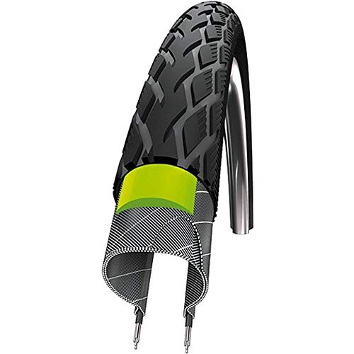 Schwalbe Reifen Marathon 28 x 1,25 Zoll 32-622mm 700x32C schwarz Reflex +Flicken Cover
