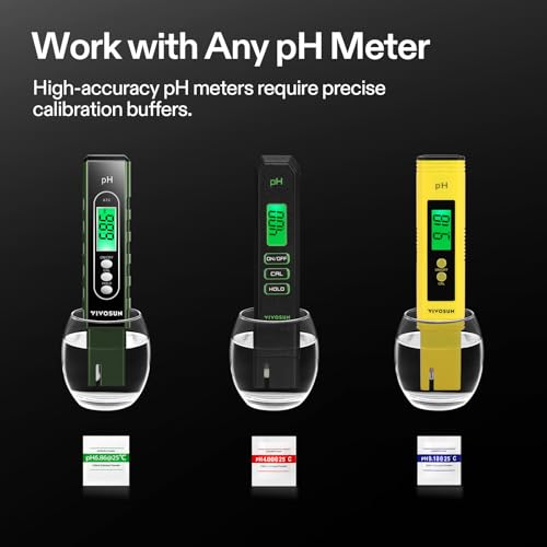 VIVOSUN 18-Pack pH Meter Calibration Buffer Powder (6.86/4.00/9.18)