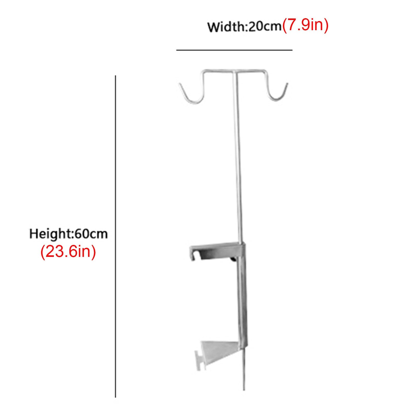 IV Poles Stainless Steel Pet Cage IV Pole - Portable Infusion Rack With ...