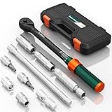 NADOKHI Drehmomentschlüssel 3/8 Zoll, 5-60Nm, 72 Zähne, 10-tlg Klein Drehmomentschlüssel Set mit...