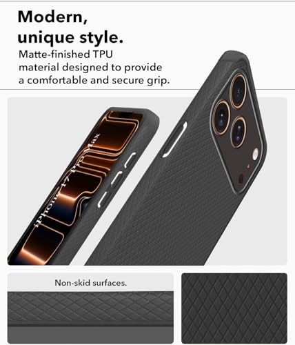 Image of Jkobi Liquid Silicone Back Cover Case for Apple iPhone 17 Pro Max (Camera Protection | Side Grip Texture | Soft and Flexible)
