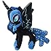 CVBA Unicornio Muñeco De Peluche Nightmare Moon Princess Luna Ennegrecido Estado Alicorn MLP Juguete De Peluche Niños 30Cm