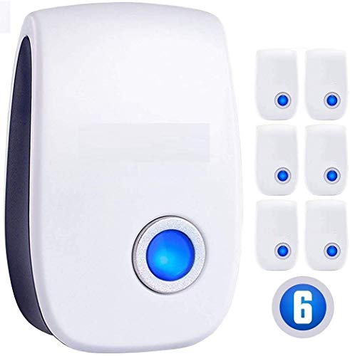 6 Pack,2020 Newest,Control Set of Electronic Plug in Indoor for Flea, Ants, Mosquitoes, Mice, Spiders, Roaches, Non-Toxic, Humans & Safe