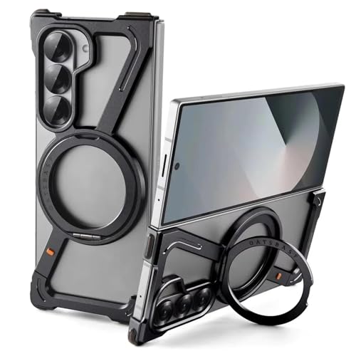 Coque Galaxy Z Fold 5 anti-chute avec cadre métallique en aluminium