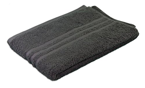 Gözze - Elegant Bath Towel, Sylt, 100% Cotton, Heavy Weight (440 g/m²), 100 x 150 cm - Chocolate