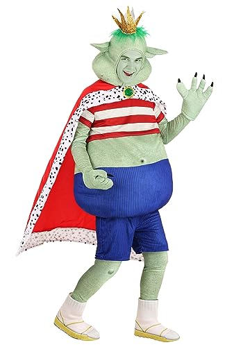 Adult Trolls King Gristle Bergen Halloween Costume | Mens Movie Character Outfit for Themed Parties and Cosplay Large