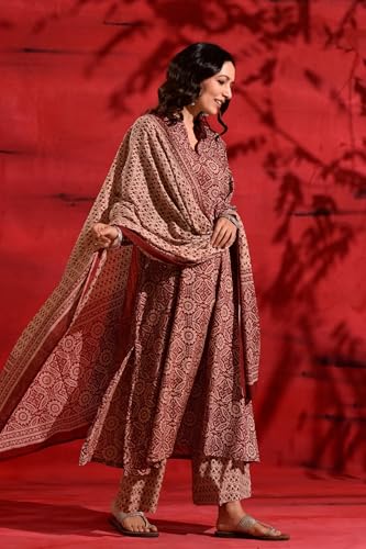 Image of Kurta Set For Women || Women Kurta Set || 3pic Kurta For Women (Kurta 53-81-87)