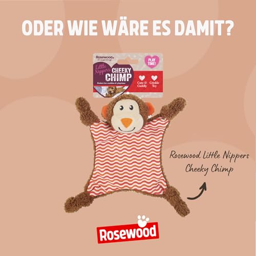 Rosewood 39149 Benjamin Bär Plüsch-Spielzeug für Hunde, braun, 40 cm