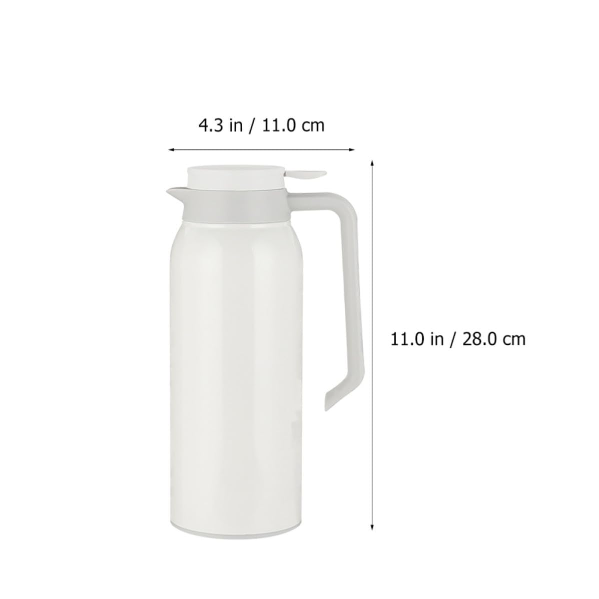 SHERCHPRY Borraccia Termica in Acciaio Inossidabile da 1500ml Doppio Strato Isolante, Design Semplice e Pratica, Facile da Trasportare per Uso Domestico e Mantenimento Calore
