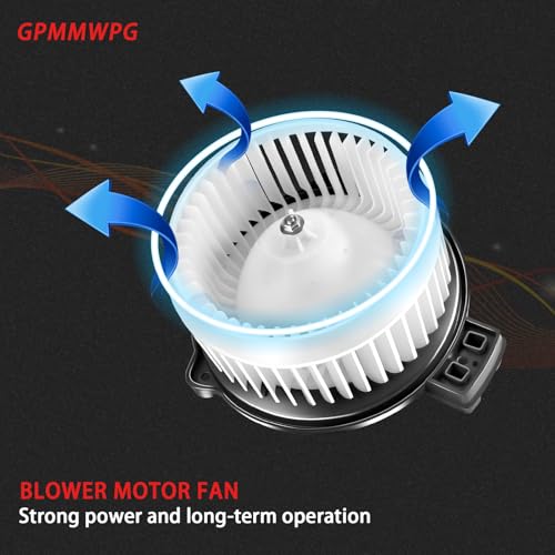 Image of 700247 HVAC Heater Blower Motor Fan Front Replacement Compatible with Honda Fit 2009-2014, Replaces# 79310-TF0-G01, 615-50209, 79310TF0G01