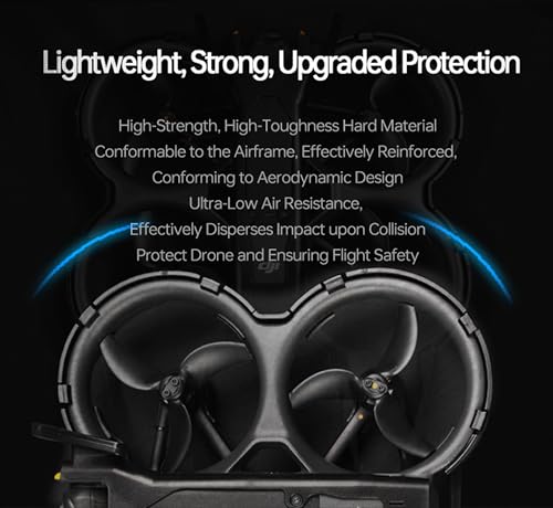 Image of Generic AVATA 2 Drone Propeller Guard Protector 360 degree,For DJI AVATA2 Protective Cover Bumper Ring, Anti-Knock and Anti-Scratch Propeller Protective Cover, black