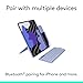 Logitech Flip Folio, Keyboard Case for iPad Pro 13-inch (M4 & M5) & iPad Air 13-inch (M2 & M3) (2024, 2025) - Protective & Stowable Bluetooth Keyboard Case, Multi-Device - Lilac