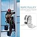 Baluue Fixed Groove Pulley Block R50 Heavy Duty Metal Rail Rope Pulley for Lifting and Industrial Material Handling