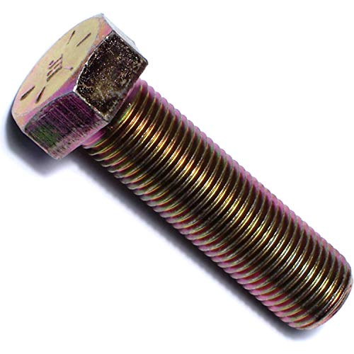 Hard-to-Find Fastener Grade 8 Fine Hex Cap Screws, Bulk Pack, Steel Hex Bolts for Construction, Home Improvement, 9/16-18 x 2, Pack of 10