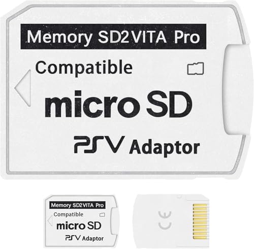 Adaptador de Tarjeta SD2VITA Micro SD para Tarjetas de Juego PS Vita 1000/2000 con firmware 3.60 o Superior