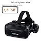 VR-Headsets, kompatibel mit 7-Zoll-Telefonen mit 3D-VR-Brille und VR-Gamepad